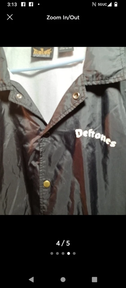 Chaqueta cortavientos Deftones Tour Foto 4 de 4
