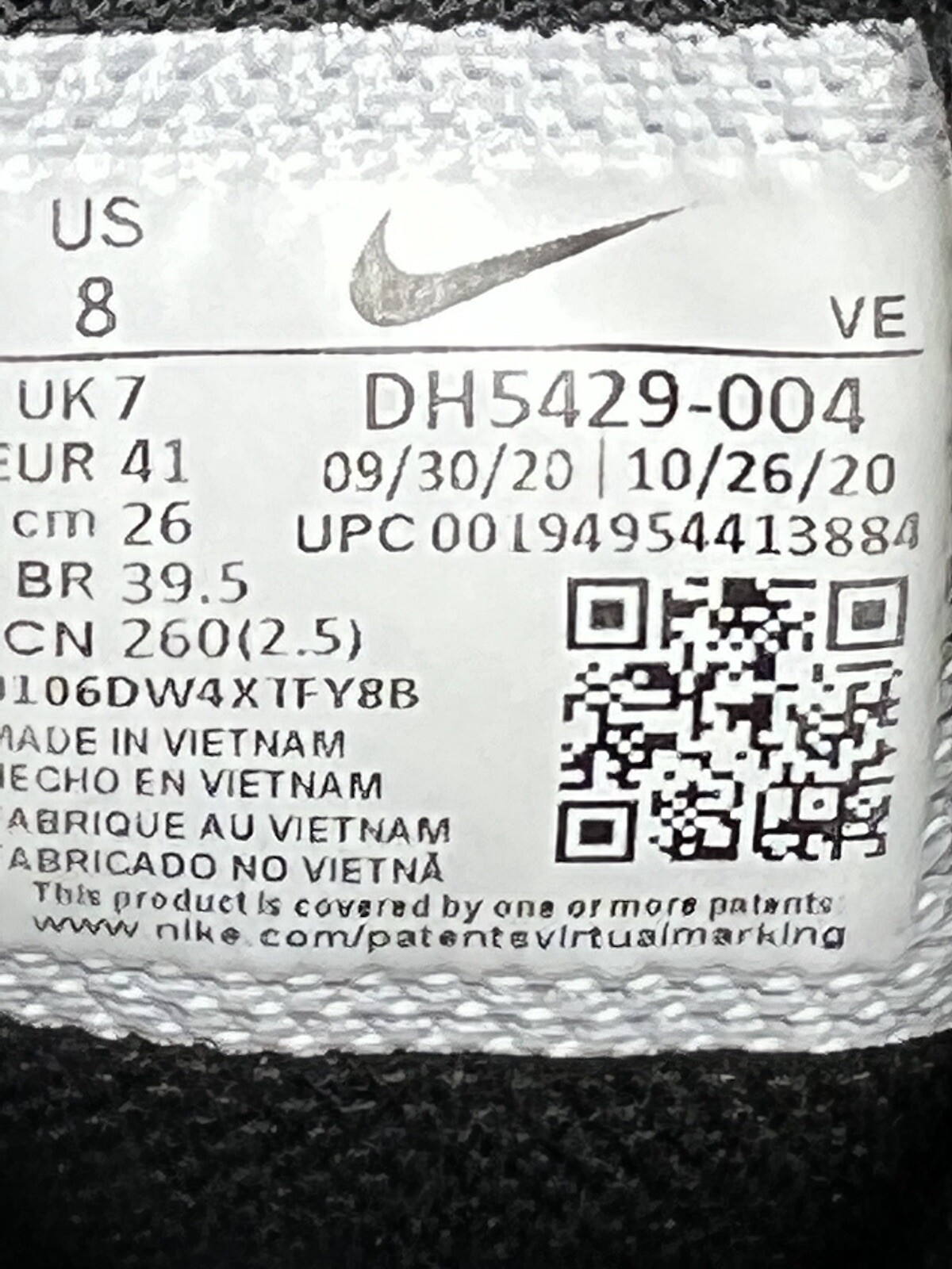 nike run swift mens black