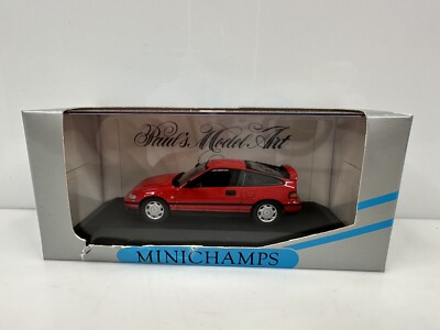 MINICHAMPS 1/43 HONDA CR-X 1989年 ミニチャンプス Minichamps 1989 Honda CR-X Coupe Rio Red 1/43 HTF | eBay