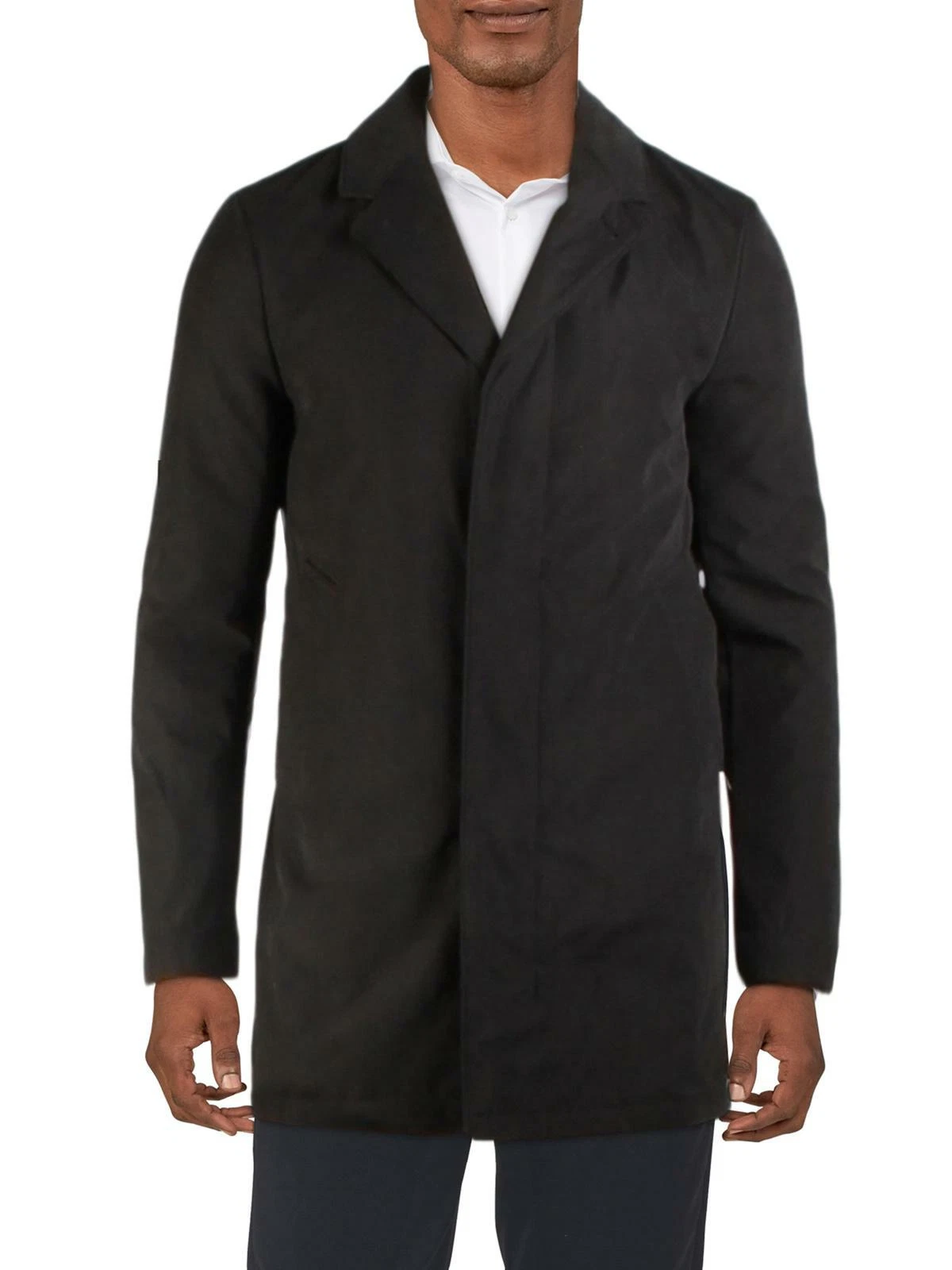 Ralph Lauren men's Lark Heated Black Rain / Top Coat - size 38 R -msrp $395