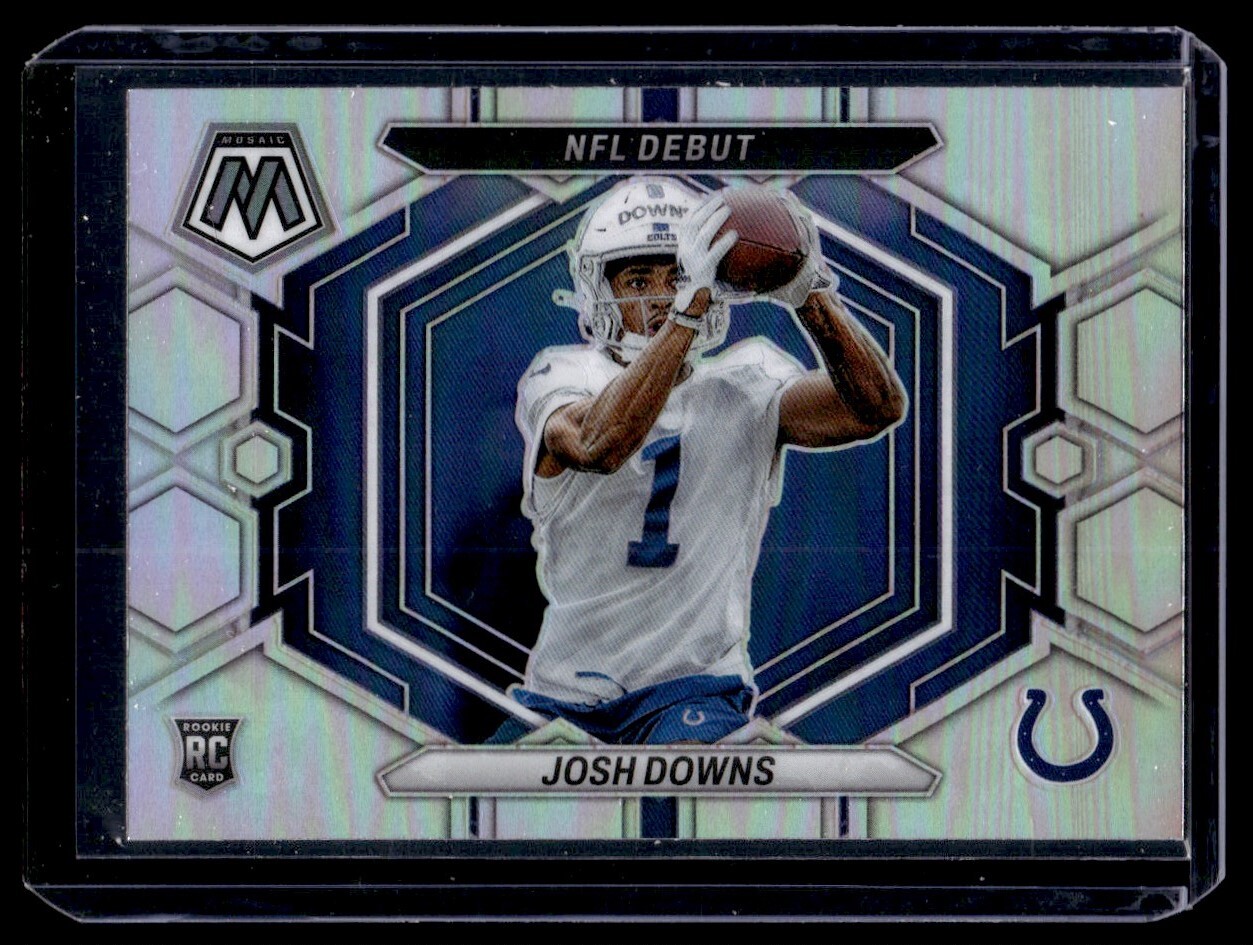 2023 Panini Mosaic Silver Josh Downs Rookie #ND-15