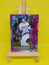 2022 Bowman Chrome Luca Tresh 1st Prospect Fuchsia Lava Refractor #'d 163/199