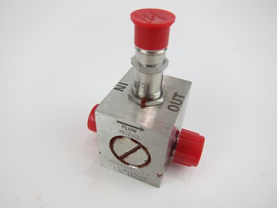 New Hoffer Flow Controls MF 1/2X100-.17-.3-B-1M-MS Turbine Flowmeter MF100