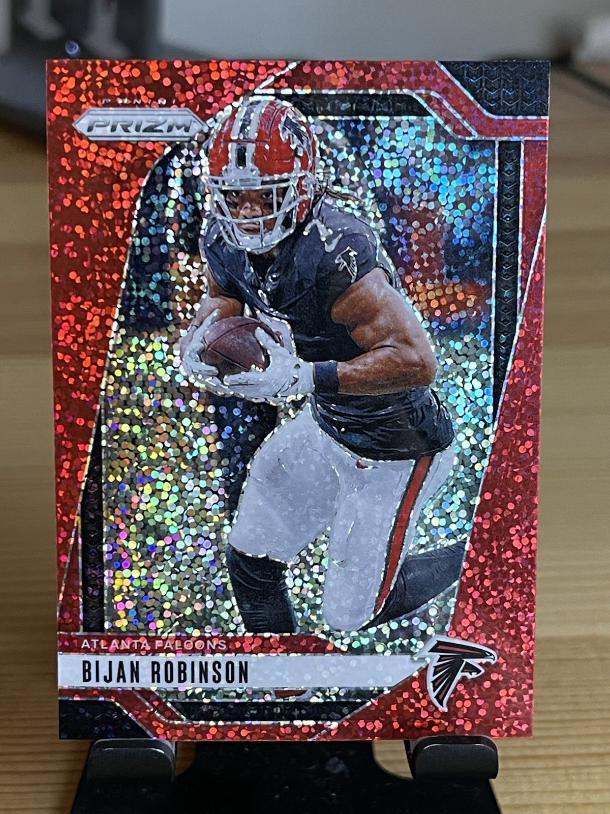 2024 Panini Prizm - Bijan Robinson #11 Red Sparkle Prizm Falcons