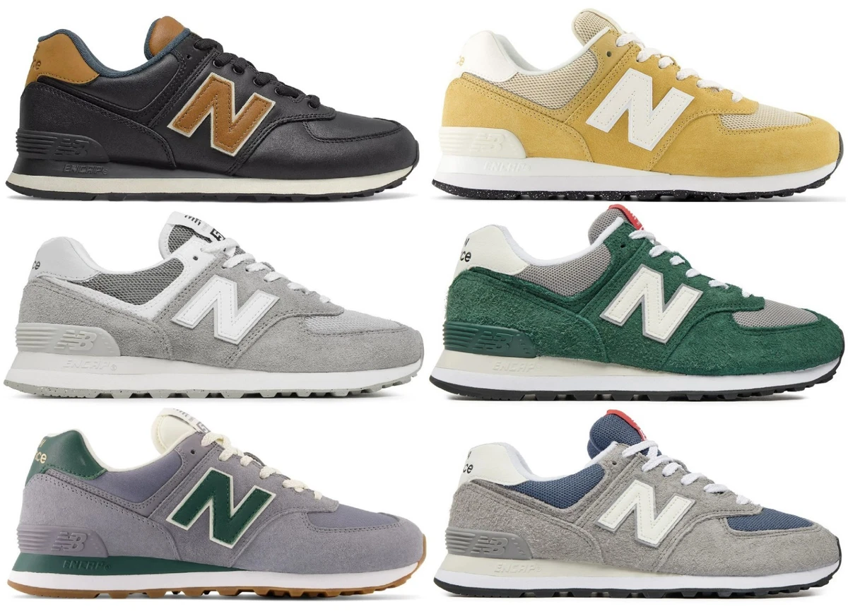 ZAPATOS NEW BALANCE ML574 ML 574 MUJER NB ZAPATOS DE CUERO AZUL ROJO 42 43 44 45