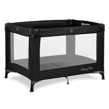 Nest Portable Playard in Black W/ Carrybag an Shoulder Strap Lightweight