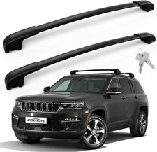 Otuayauto Lockable Roof Rack Cross Bars - Compatible With Jeep Cherokee 2014-...