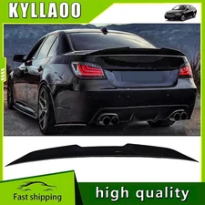 For 2004-10 BMW 5-Series E60 Sedan PSM-Style Trunk Spoiler Wing Closs Black