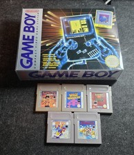 Nintendo Game Boy Complete Set with Tetris, Box, Instruction Manuals + 5 Games