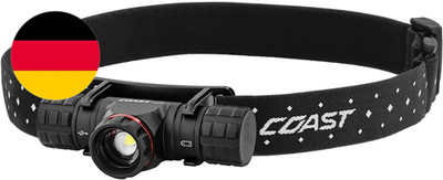 Coast XPH30R 1200 Lumen Fokussierbar USB-C Wiederaufladbare Dual Power LED Stirn