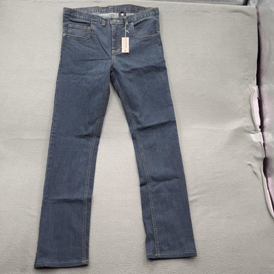 Dearborn Denim & Apparel Jeans Mens 34 Blue Denim Stretch Made in Chicago USA