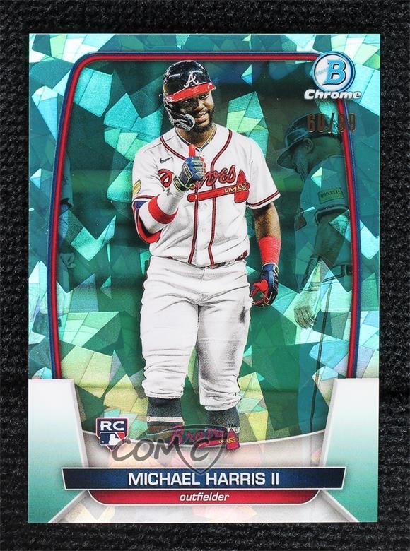 2023 Bowman Chrome Sapphire Edition Aqua /99 Michael Harris II #31 Rookie RC