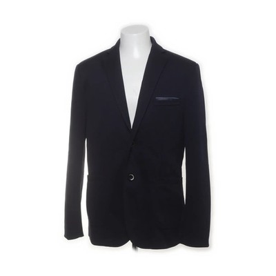 H&M, Blazer, Größe: 52, Slim Fit, Blau, Elasthan/Polyester, Herren #ehG