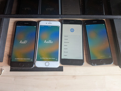 Apple iPhone 8 A1905 - 64GB - Space Grau (Ohne Simlock) 8 Stück | Bundle