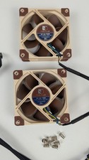 Lot of 2 Noctua NF-A8 PWM, Premium Quiet Fan, 4-Pin 80mm, Brown w Splitter Cable