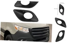 Front Bumper Fog Light Grilles Cover Trim For Mercedes-Benz Sprinter W907 W910 