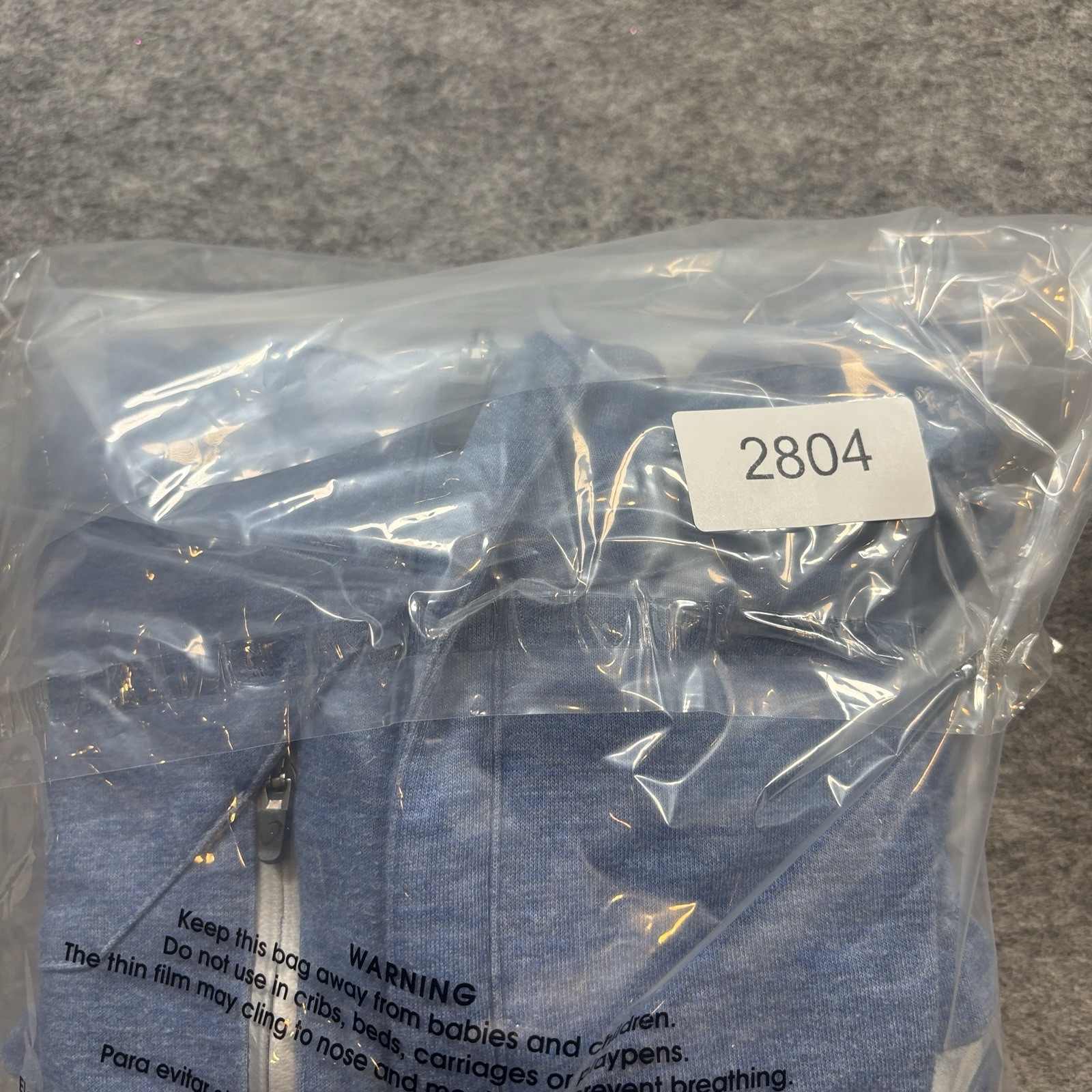 Zero Restriction 1/4 Zip Pullover Mens XL Light Blue Company Logo Mock Neck