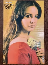 Lana Del Rey Fold-Out 2-Sided Poster Eastern European Fan Magazine 2014 Rare #18