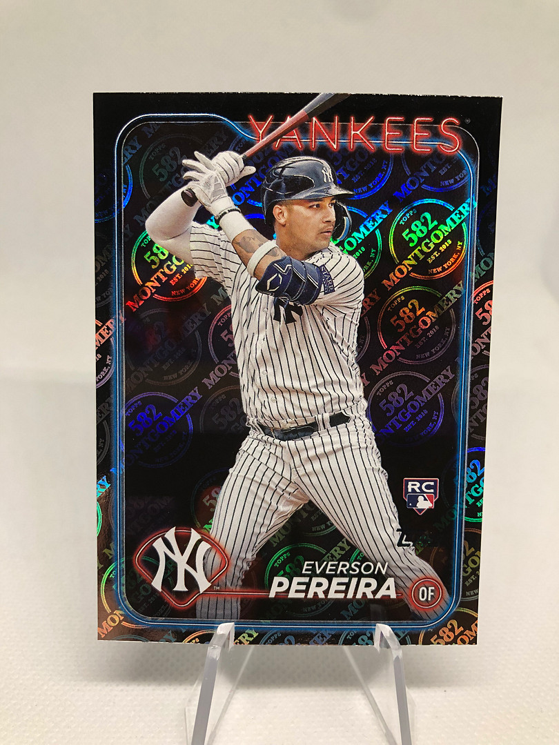Everson Pereira 2024 Topps 582 Montgomery Club Foil Card #461 Yankees