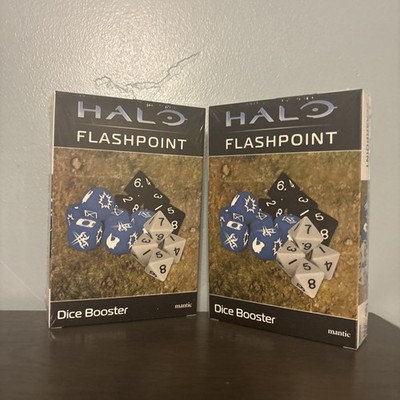 Halo Flashpoint - 2 Dice Booster Sets. Mantic. Xbox. Dice. New