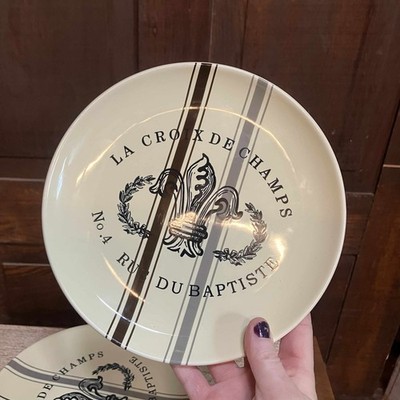 Threshold Le Mans Royale La Croix De Champs 7  Stoneware Salad Plate Set Of 4