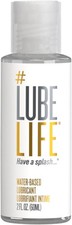 LUBELIFE Water Based Personal Lubricant Travel Size Non-Staining 2 Fl Oz