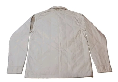 Michigan Wolverines Columbia Quilted Shirt Snap Jacket Tan Mens S Fits M/L NWT image 7