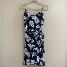 Banana Republic Navy Floral Dress Size 4