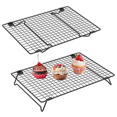 2 Pack Cooling Racks for Cooking and Baking, 13.4 x 9.4 Inch 2-Tier Stackable...