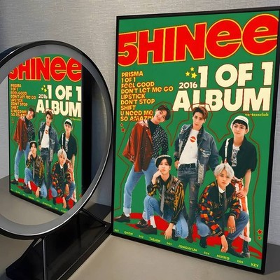 SHINEE OT5 ONEW JONGHYUN KEY MINHO TAEMIN SHAWOL FANMADE POSTER