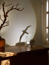 Schattenlampe, Nachtlicht, Lampe, Skulptur, Albatros, Tier, Ozean, Meer, Vogel