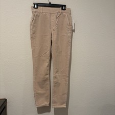 New Juicy Couture Corduroy Pull On Pants Jegging Womens Size 4 28X28 Beige