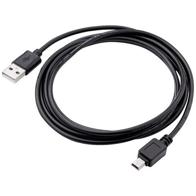 Akyga USB-Kabel   USB-A Stecker, USB-Mini-B Stecker 1.80 m Schwarz  AK-USB-03