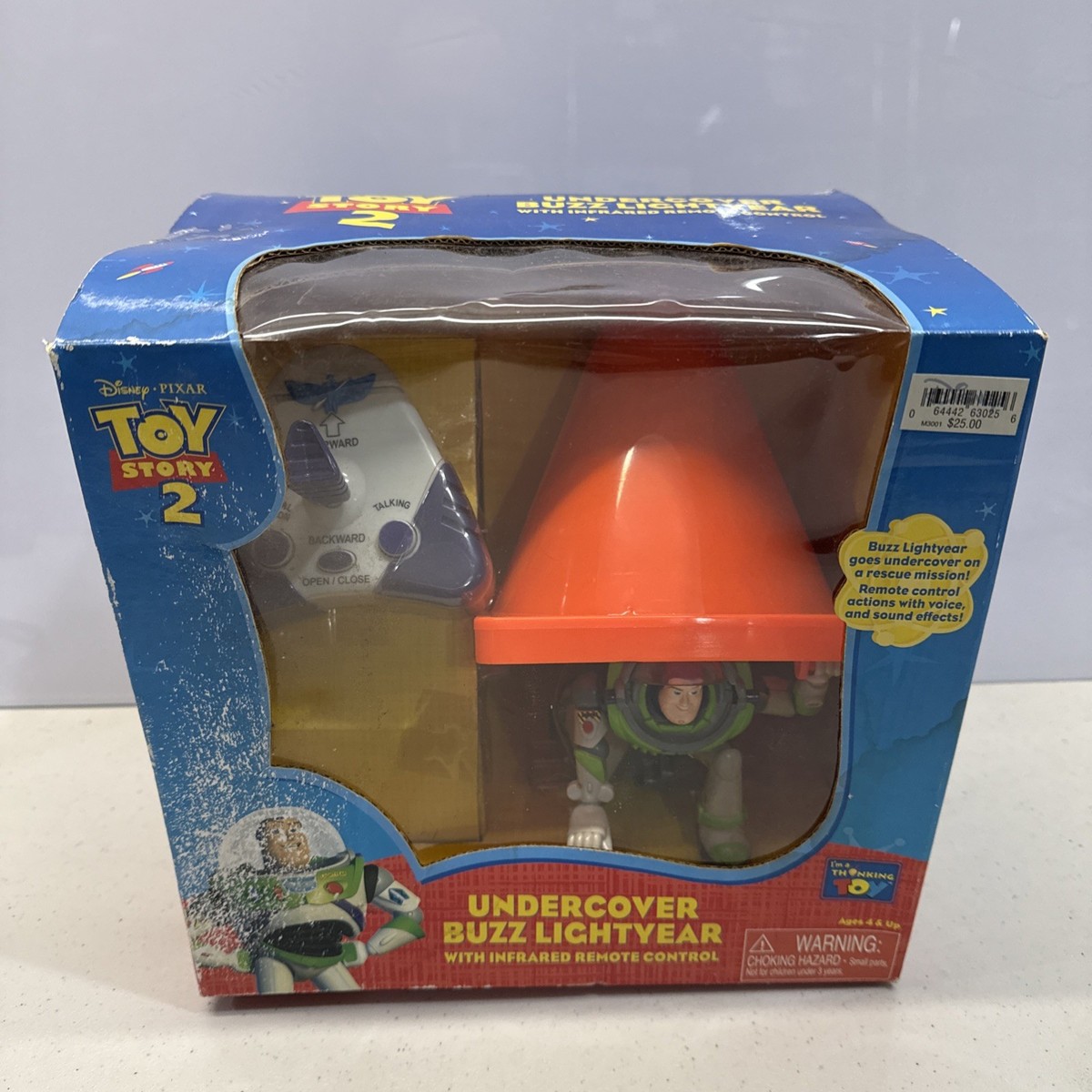 Disney Pixar Toy Story 2 Undercover Buzz Lightyear with Infrared