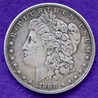 New Listing1888 P Morgan Silver Dollar 90% Silver VF Very Fine Plus Great Color Beautiful