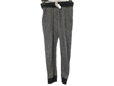 PLACE BOYS GRAY / Black Tapped Leg Jogging Pants. Size: M 7/8