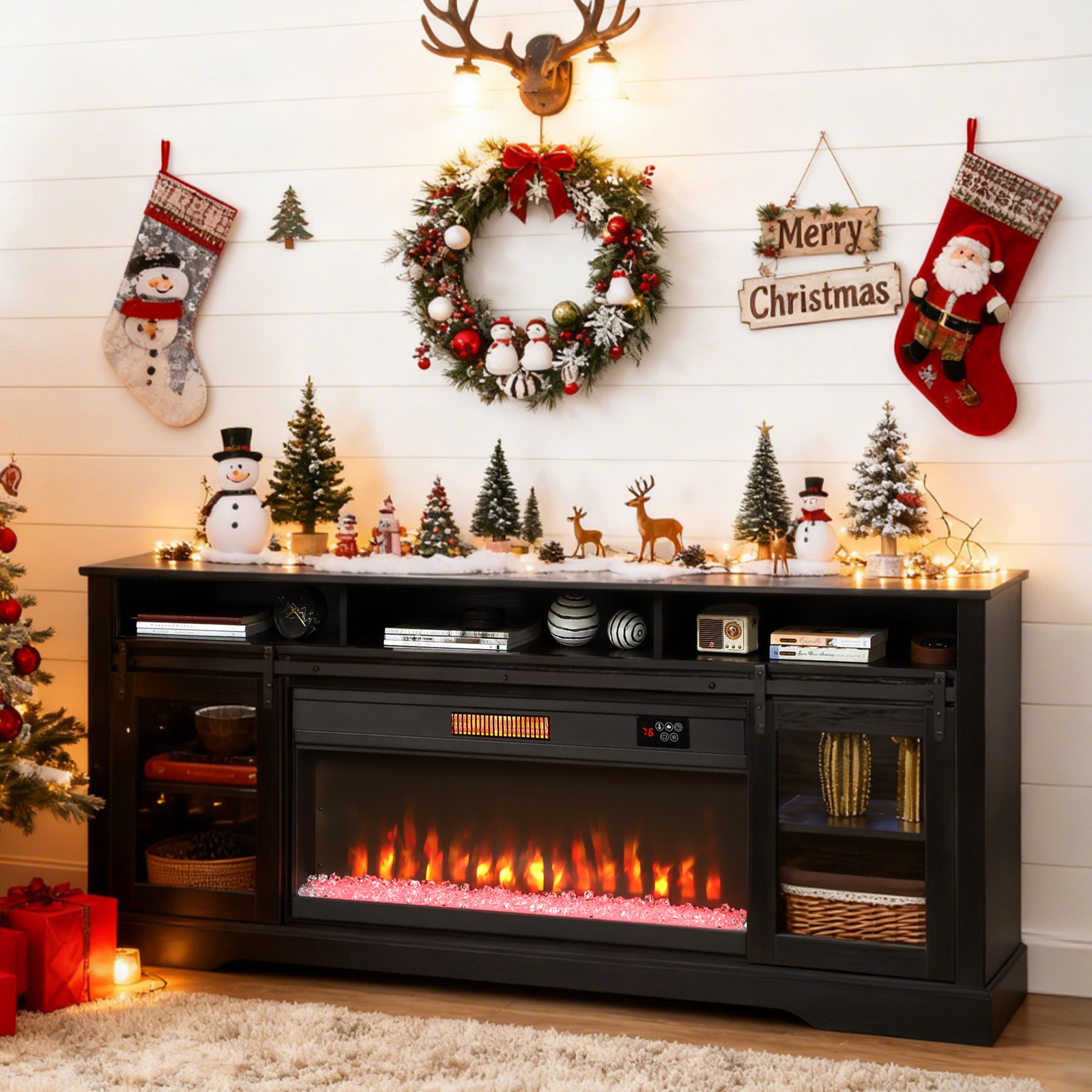 For Tvs Up To 80 Inches, Black
