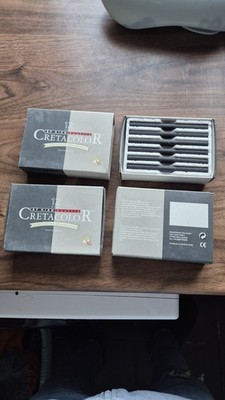 SOFT Black Charcoal Sticks 12 Pack cretacolor compressed 94mm X 7.8mm pastel new