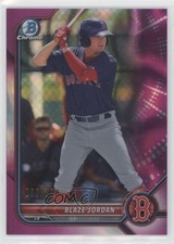 2022 Bowman Chrome Prospects Fuchsia Lava Refractor /199 Blaze Jordan uk2