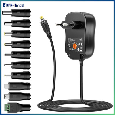 Universal Netzteil 45W AC/DC 5V-15V 3A mit USB und 10 DC-Steckern