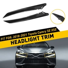 For 2018-2021 Toyota Camry 2019 HEADLIGHT FILLER TRIM LEFT &RIGHT PASSENGER HOT