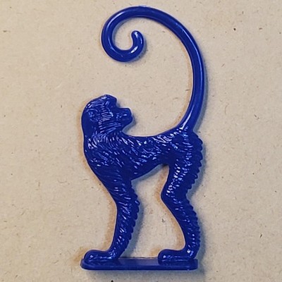 1948 Monkey (blue) Nosco Animal Flat Stand-Up CRACKER JACK Z-1111