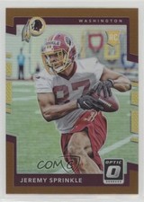 2017 Donruss Optic Rookies Bronze Prizm Jeremy Sprinkle #115 0x1