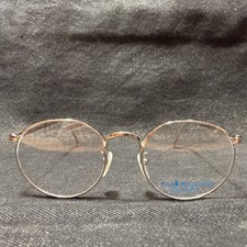 New VINTAGE Polo Ralph Lauren Classic XXV Round P3 RL Glasses Frame Silver 50