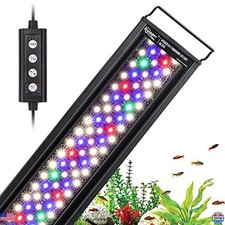 hygger 26W 24/7 Luce LED per Acquario - Alba, Luce diurna, Luce di Luna, Timer, 7