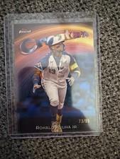 2025 Topps Finest - Creators Ronald Acuña Jr. #C-3 Blue Refractor /99