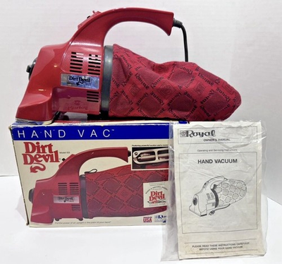 #ad Dirt Devil 103 Hand Held Vacuum Cleaner Red $29.99