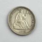 1862 Seated Liberty Half Dime