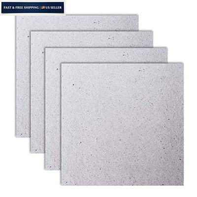 Waveguide Covers for Microwave, Juerly 4 Pack Mica 5.12 x inch, Silver