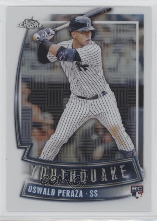 2023 Topps Chrome Youthquake Oswald Peraza #YQ-35 Rookie RC 00gy